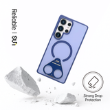 CaseSun-Tri-Ring Magnetic Stand Case For Samsung S25 Ultra