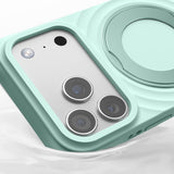 CASESUN 360° Rotating Liquid Silicone Stand Case with MagSafe For iPhone 17 Series