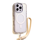 CaseSun-Colorful Magnetic Phone Case With Lanyard For iPhone 17 Pro Max