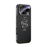 CASESUN Kevlar Texture 360° Rotating Magnetic Stand Case For iPhone 17 Series