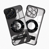 Ultra Clear Frameless Magnetic Stand Case for iPhone 16 Pro Max