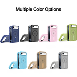 CaseSun-360° Kickstand Magnetic Shockproof Matte Case For iPhone 17 Pro Max