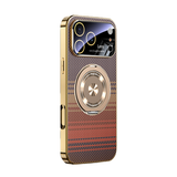 CASESUN Kevlar Texture 360° Rotating Magnetic Stand Case For iPhone 17 Series
