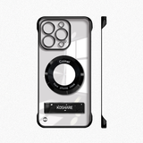 Ultra Clear Frameless Magnetic Stand Case for iPhone 16 Pro Max