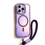 CaseSun-Colorful Magnetic Phone Case With Lanyard For iPhone 17 Pro Max