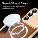 CaseSun-Frameless Leather Texture Magnetic Case For Samsung S25 Ultra