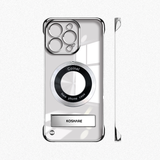 Ultra Clear Frameless Magnetic Stand Case for iPhone 16 Pro Max