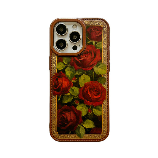 CASESUN Vintage Rose Art Case For iPhone 17/16/15 Series