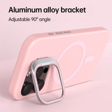 CaseSun-Magnetic Silicone Lens-Stand Case for iPhone 16 Pro Max