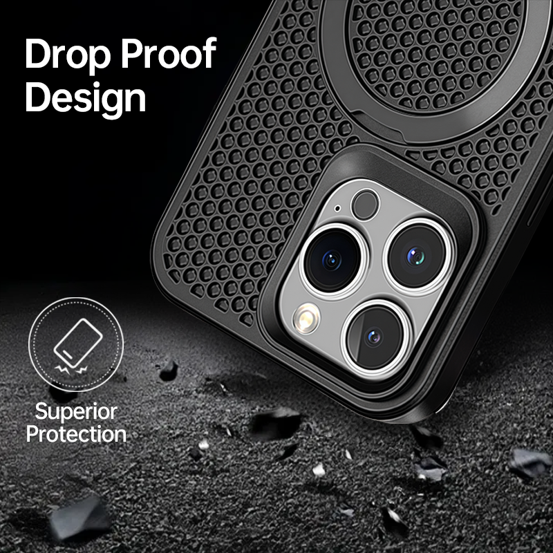 AeroGuard Magnetic Holder Case For iPhone