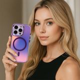 CaseSun-Colorful Magnetic Phone Case With Lanyard For iPhone 17 Pro Max