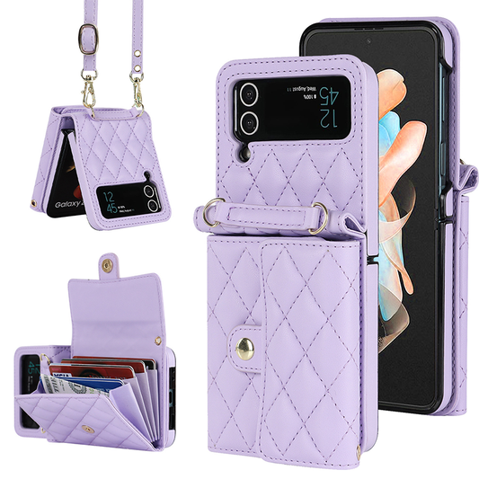 CaseSun Premium RFID Wallet Case For Samsung Z Flip7/Flip6