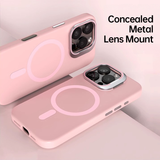 CaseSun-Magnetic Silicone Lens-Stand Case for iPhone 16 Pro Max