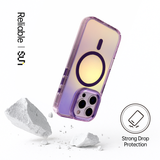 CaseSun-Colorful Magnetic Phone Case With Lanyard For iPhone 17 Pro Max