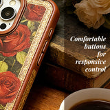CASESUN Vintage Rose Art Case For iPhone 17/16/15 Series