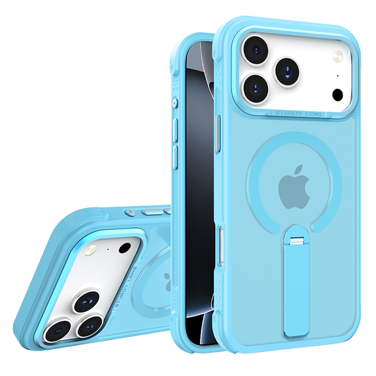 CaseSun-360° Kickstand Magnetic Shockproof Matte Case For iPhone 17 Pro Max