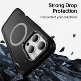 CaseSun-Magnetic Matte Finish 2-in-1 Shockproof Case For iPhone 17 Series