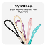 CaseSun-Colorful Magnetic Phone Case With Lanyard For iPhone 17 Pro Max