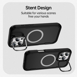 CaseSun-Magnetic Matte Finish 2-in-1 Shockproof Case For iPhone 17 Series