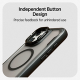 CaseSun-Magnetic Matte Finish 2-in-1 Shockproof Case For iPhone 17 Series