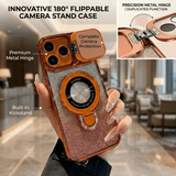 CASESUN Dual-Layer Invisible Frame Glitter-Plated Case For iPhone 17 Series
