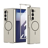 CASESUN Galaxy Z Fold 7 Magnetic Slim Case with Built-in Screen Film