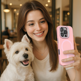 CaseSun-Magnetic Silicone Lens-Stand Case for iPhone 16 Pro Max