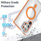 CrystalShield Magnetic Bracket Case for Samsung S25 Ultra