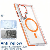 CrystalShield Magnetic Bracket Case for Samsung S25 Ultra