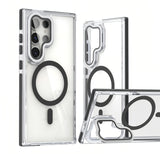 CrystalShield Magnetic Bracket Case for Samsung S25 Ultra