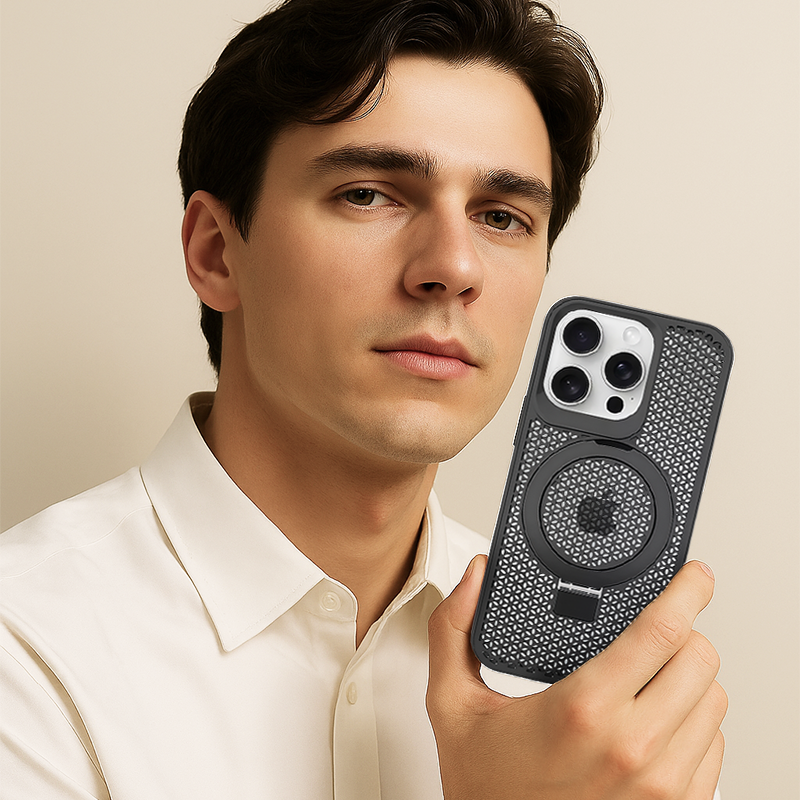 AeroGuard Magnetic Holder Case For iPhone