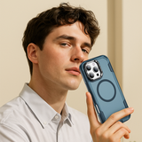 CaseSun-Magnetic Matte Finish 2-in-1 Shockproof Case For iPhone 17 Series