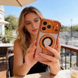 CASESUN Dual-Layer Invisible Frame Glitter-Plated Case For iPhone 17 Series