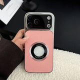 CaseSun Large-Window Leather MagSafe Case