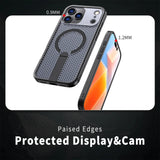 CASESUN-Honeycomb MagSafe Kickstand Case for iPhone 17 Pro Max