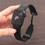 CASESUN Genuine Leather Ultra Magnetic Band For iwatch Series 11/10/9/8