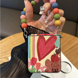 CASESUN Oil Painting Heart Case for Samsung Galaxy Z Flip 6/5/4/3