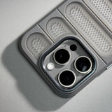 CaseSun-Ice Silk Armor Heat Dissipation Magnetic Case For iPhone 16 Pro Max