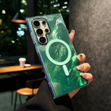 Glacier Shine Magnetic Case for Samsung S25 Edge