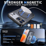CASESUN-Honeycomb MagSafe Kickstand Case for iPhone 17 Pro Max