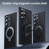 360° Magnetic Ring Stand Case for Samsung Galaxy S25 Ultra