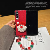 CASESUN Santa Velvet Christmas Phone Case for Galaxy Z Fold Series – Festive & Protective