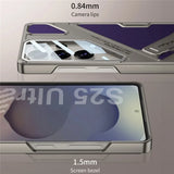 Magnetic Leather Kickstand Case for Samsung Galaxy S25 Ultra