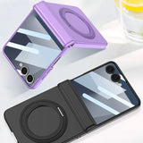 CASESUN Galaxy Z Flip 7 Case with 360° Magnetic Stand