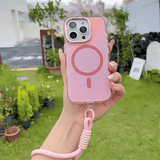 CaseSun-Colorful Magnetic Phone Case With Lanyard For iPhone 17 Pro Max