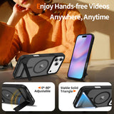 CaseSun-Matte Magnetic Armor Kickstand Case For iPhone 17 Pro Max