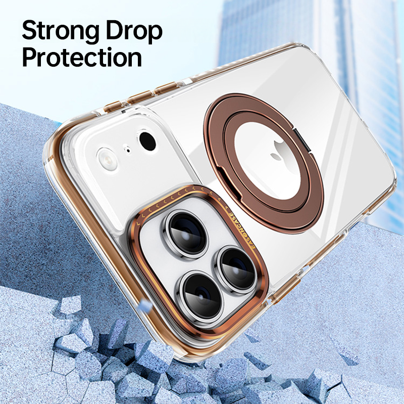 CASESUN-Shockproof iPhone 17 Pro Max case with reinforced corners and drop-proof design.