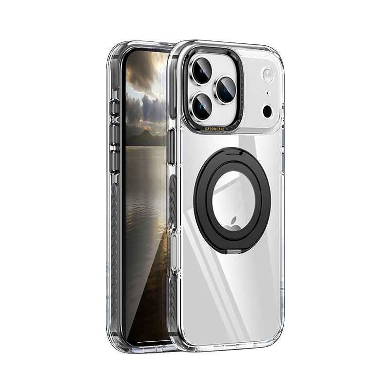 iPhone 17 Pro Max clear magnetic case available in black