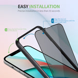 CASESUN-Premium Privacy Blue Light HD Glass Screen Protector for iPhone Series