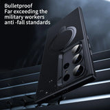 360° Magnetic Ring Stand Case for Samsung Galaxy S25 Ultra